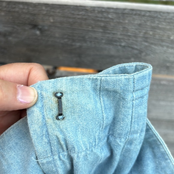 2000 Denim and Leather Skirt - Picture 4 of 4